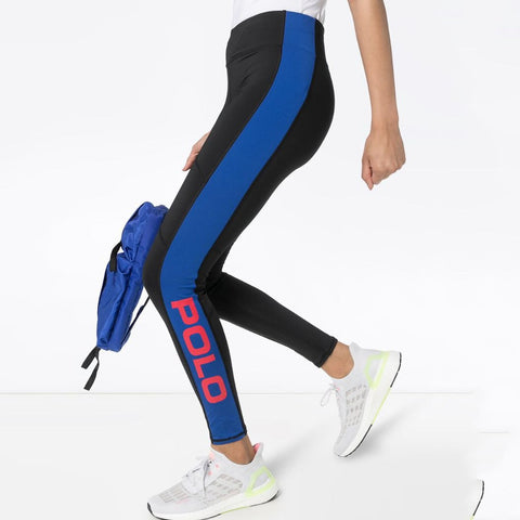 Elevate Your Look with Logo Stripe Leggings