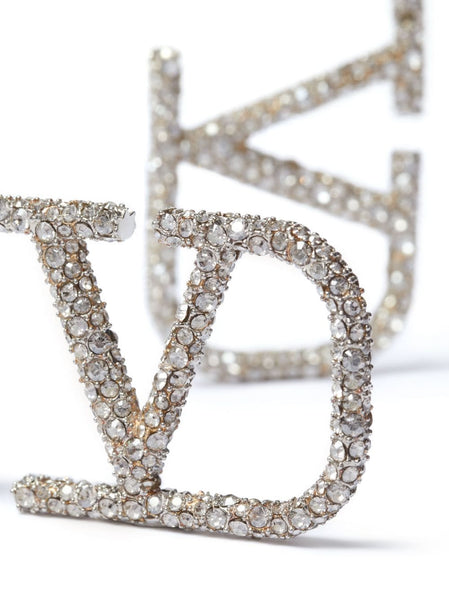 VLogo Signature Crystal Earrings