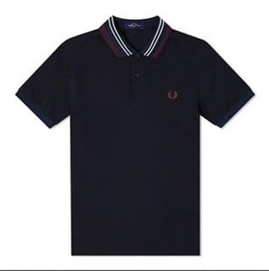 Premium Quality Striped Collar Polo Shirt