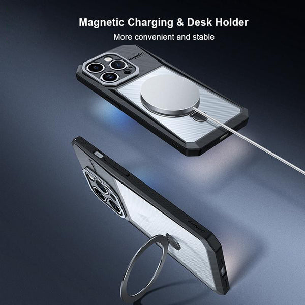 Cyber Series Magnetic MagSafe Ring Kickstand Case for iPhone 13, 14 & 15 Series & S22 & S23 Ultra