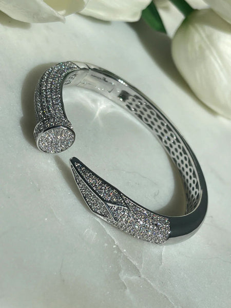 Just a  Nail Bracelet with With Ring