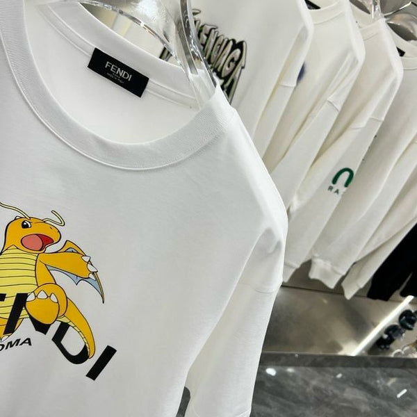 Luxury FRGMT Pokemon Drop Shoulder T-shirt