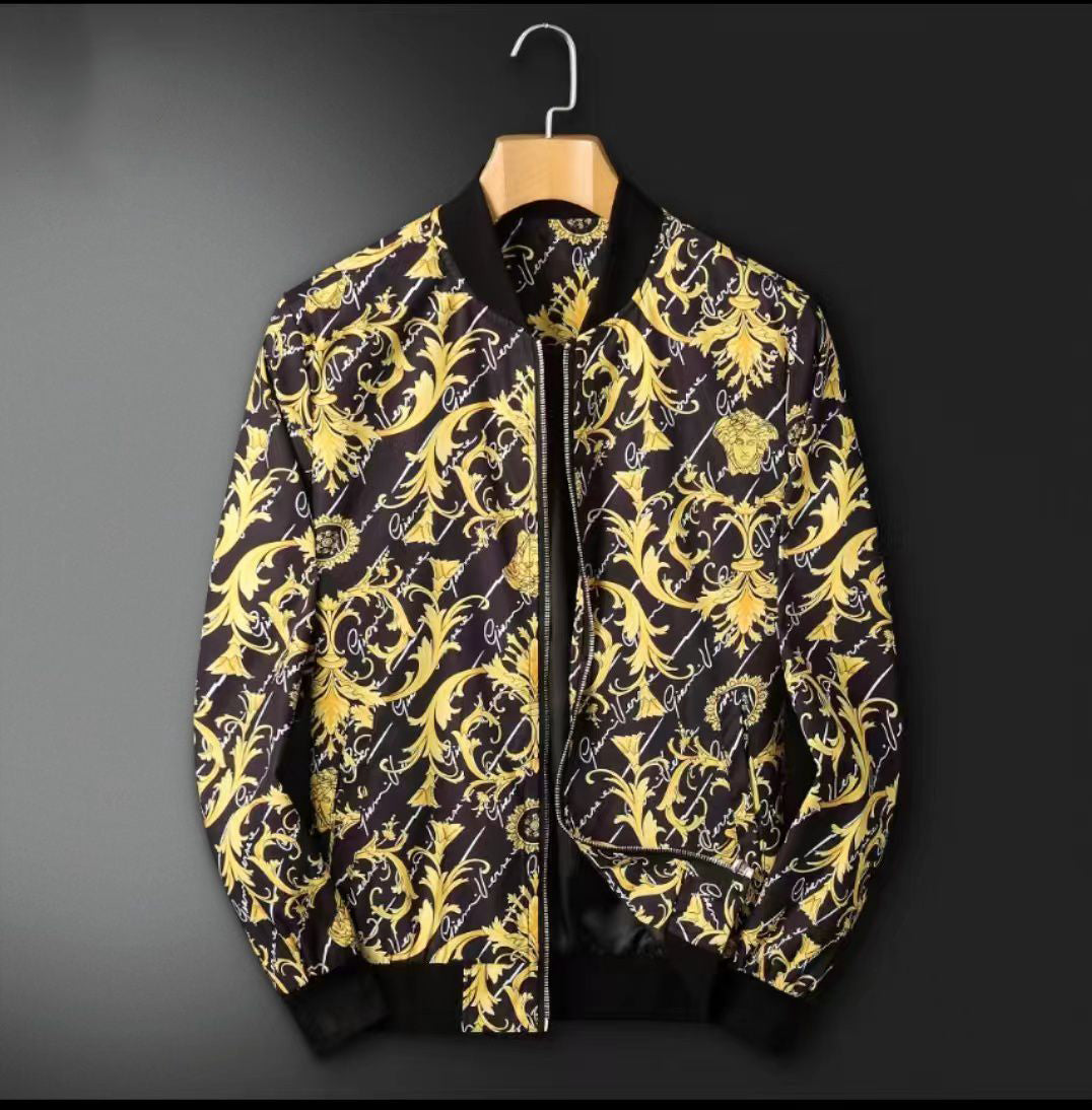 Latest Baroque Print Bomber Jacket – Yard of Deals