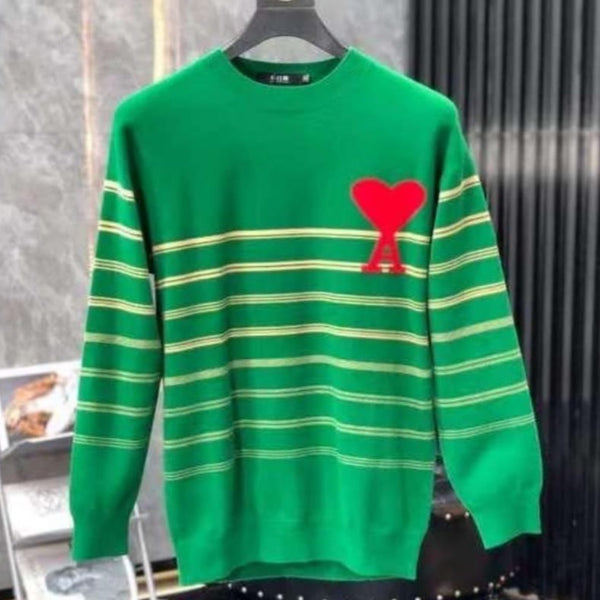 Stylish Stripe Design Sweater