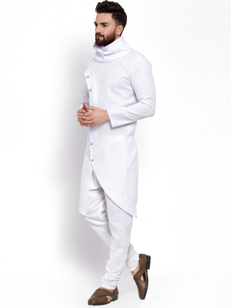 White kurta store pajama churidar