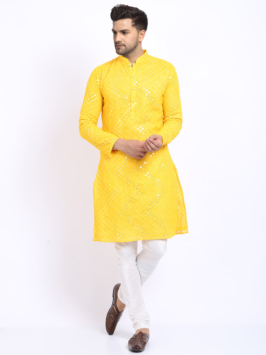 Buy Yellow Pyjamas & Churidars for Men by Molcha Online