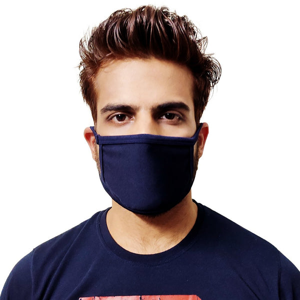 Anti-Pollution Lycra Face Mask For Protection (Pack of Assorted 5 Colours)