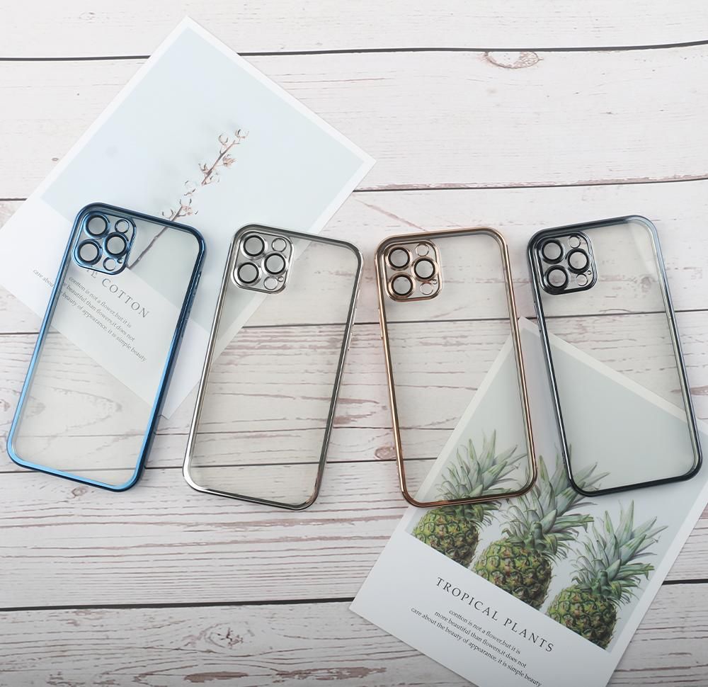 Transparent Glass Case Electroplated Back Cover – Yard of Deals