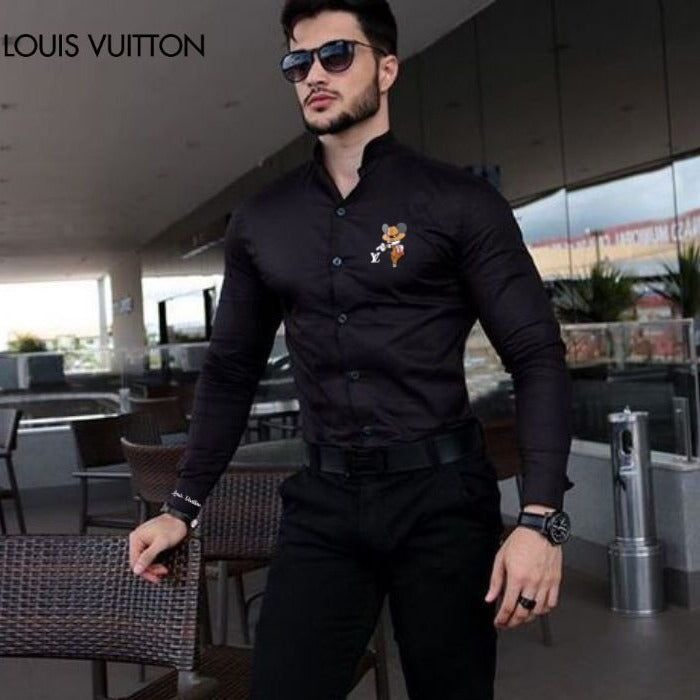 Pin by Tony on Louis vuitton  Long sleeve shirt men, Designer clothes for  men, Mens clothing styles