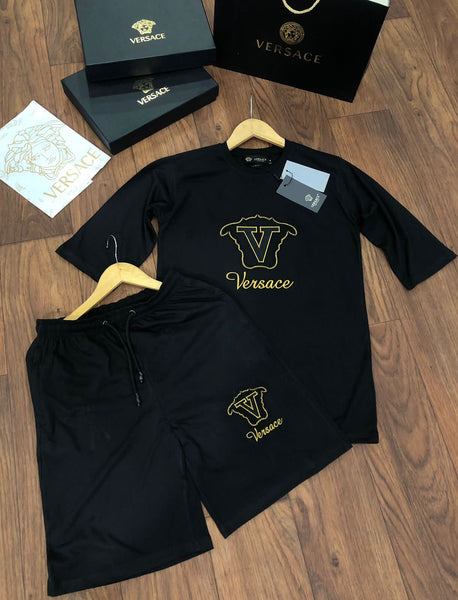 Luxury Printed Shorts And T-Shirt Set