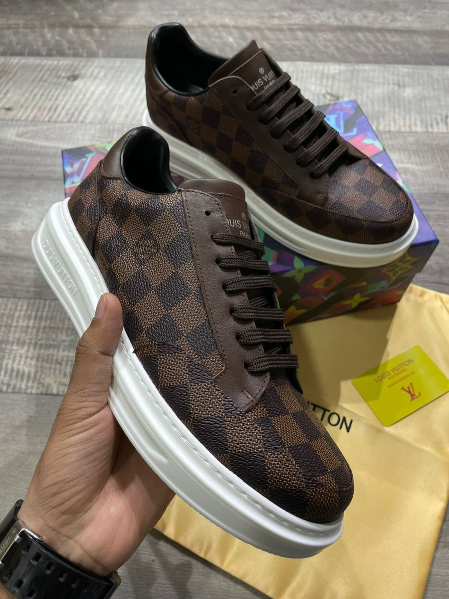 LV Monogram Canvas Low Top Sneakers for Men