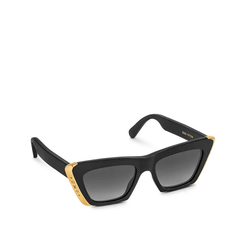 Louis Vuitton LV Edge Sunglasses Black - US