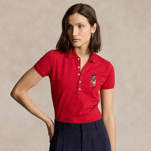 Luxury Polo Collar Long T-shirt For Women