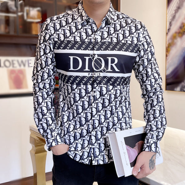 Exclusive Luxury All Ober Logo Printed Shirt