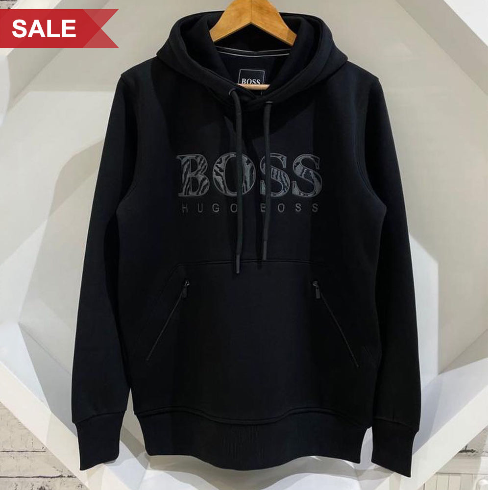 Imported Black Regular Fit Hoodie