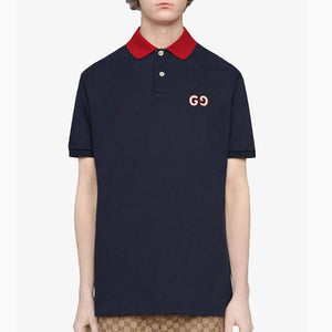 Polo with GG embroidery