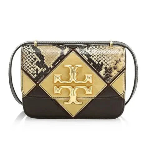 Premium Snake Print Eleanor Shoulder Bag