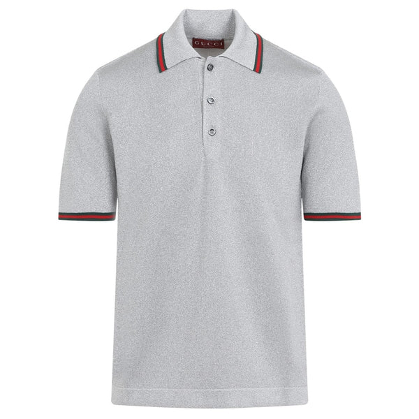 Premium Lame Knitted polo T-shirt