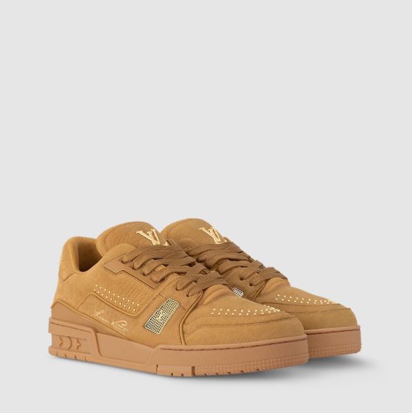 Premium Tan Sneakers with Signature Embellishments