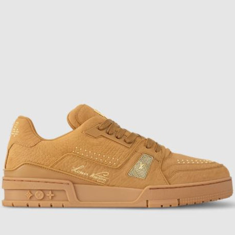 Premium Tan Sneakers with Signature Embellishments