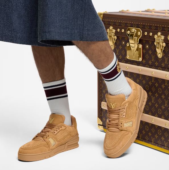 Premium Tan Sneakers with Signature Embellishments