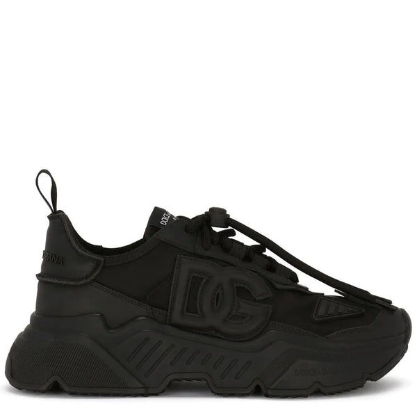 Imported Luxury Chunky Sneakers – Premium All-Black Designer Footwear