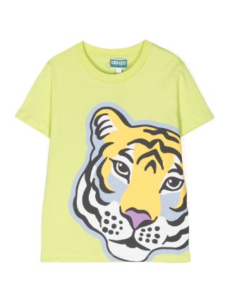 Premium Tiger-Print Cotton T-shirt