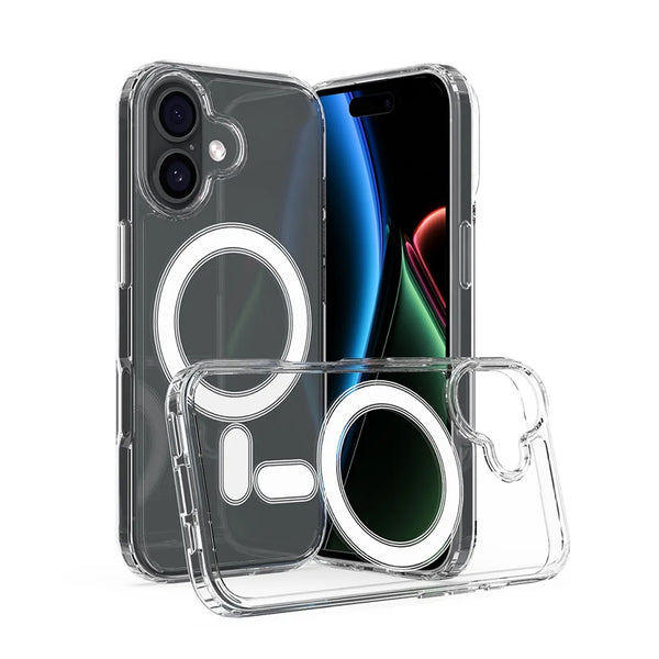 Classic Hybrid Clear Magnetic Magsafe Case for 17 Series