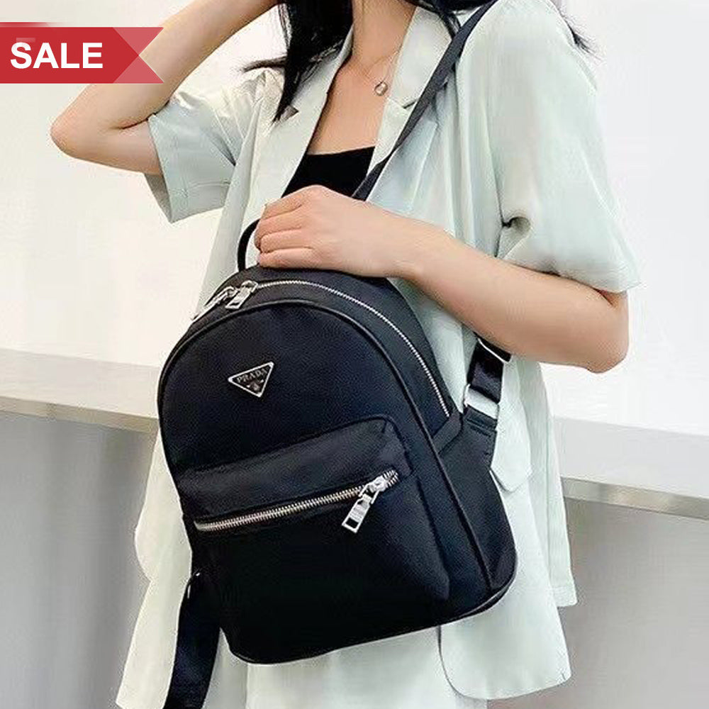 Elegant Black Mini Backpack for Women –Stylish, Compact & Versatile