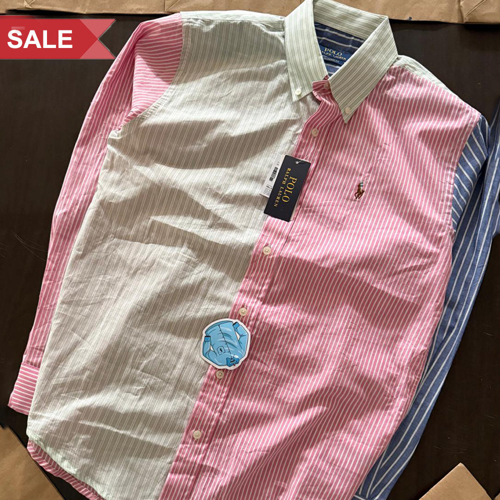 High-Quality Checked Shirt with Signature Embroidered Logo ( SALE )