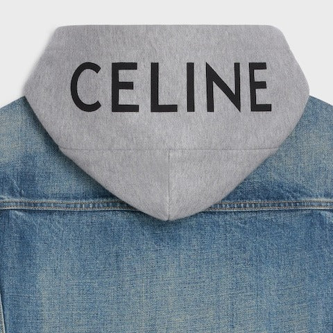 Premium Logo-Print Denim Jacket