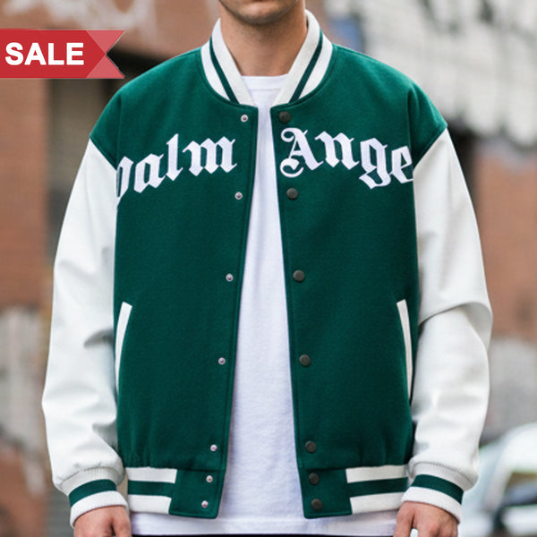 Premium Logo Embroidery Varsity Jacket