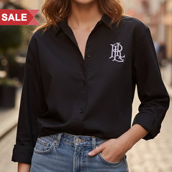 Premium Relaxed Fit Embroidered  Logo Shirt For Women