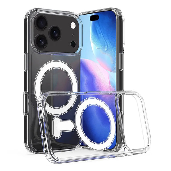 Classic Hybrid Clear Magnetic Magsafe Case for 17 Series