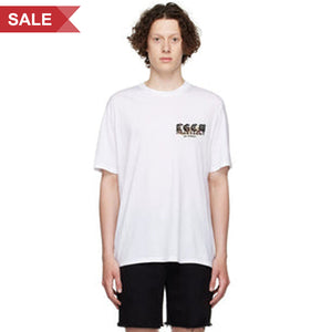 Logo-print T-shirt For Men-White Color