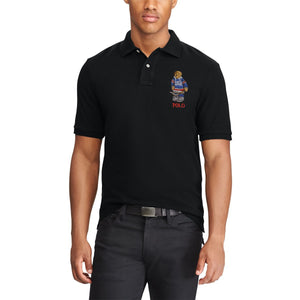 Stylish and Branded Polo Embroidered Bear Slim Fit Tee