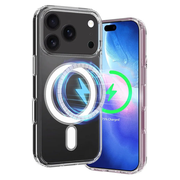 Classic Hybrid Clear Magnetic Magsafe Case for 17 Series