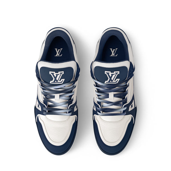 Premium White and Navy Sneakers