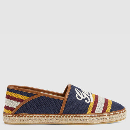 Gucci Stripe Logo Espadrille – Stylish Slip-On Comfort