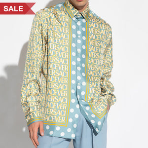 Latest Polka Dots Pattern Shirt For Men