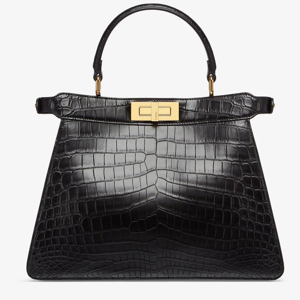 Premium Croco Effect Tote Handbag