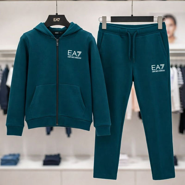 Kids Zip-Up Hoodie and Jogger Set