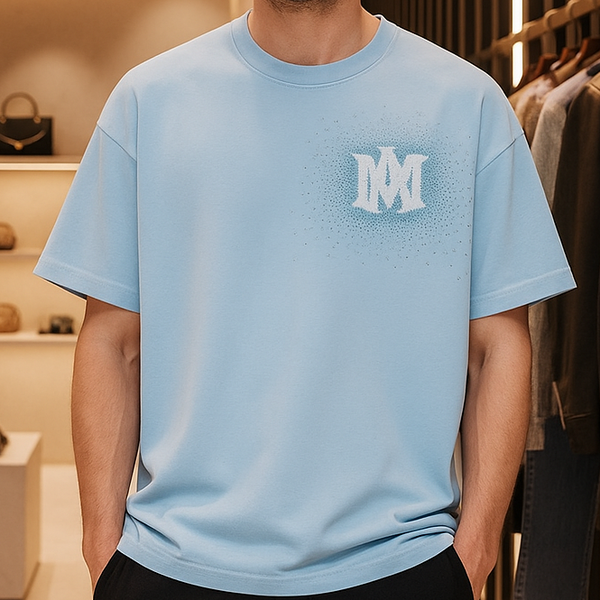 Luxury Crustal  Drop Shoulder Tee