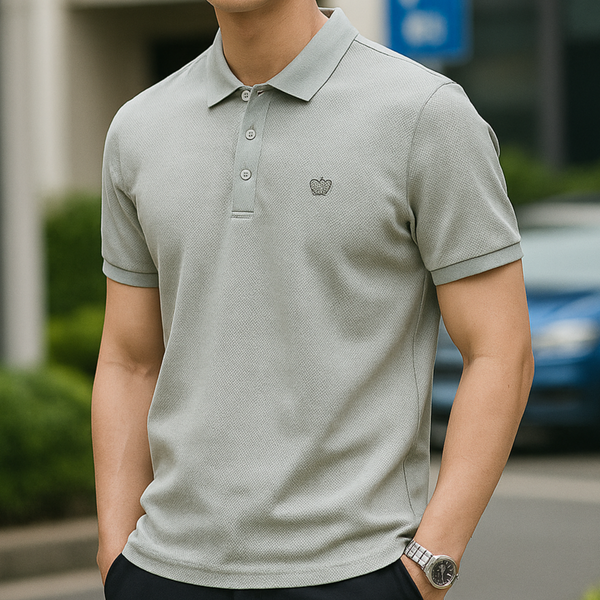 Luxury Regular  Fit  Signature Logo- Embroidered  Polo T-shirt
