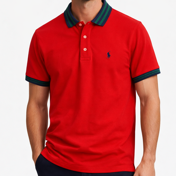 Premium Red Polo T-Shirt for Men  Stylish Wear Cpollection