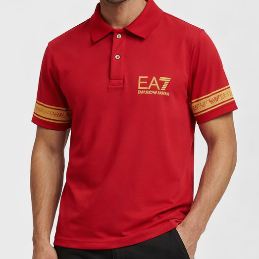 Luxury Exclusive Branded  Red Polo T-Shirt for Men