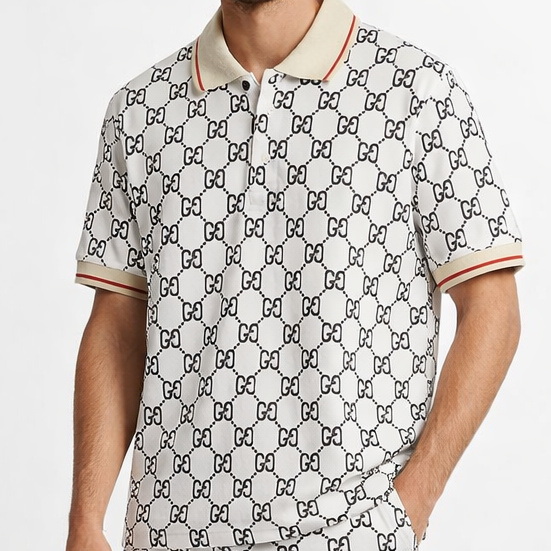 Luxury Monogram Polo T-Shirt for Men