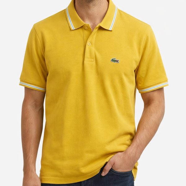 Stylish Mustard Yellow Premium Polo T-Shirt for Men