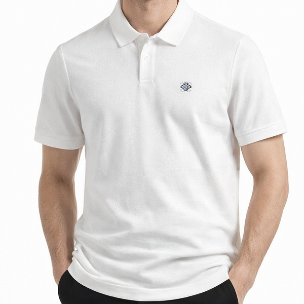 Premium Men’s Solid Polo T-Shirt Classic Smart Casual Half Sleeve Tee
