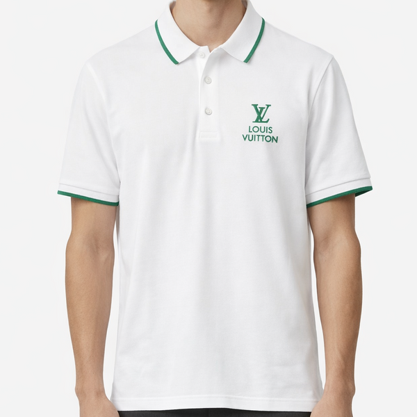 Premium White Polo T-Shirt  Elegant & Comfortable Style